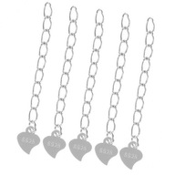 5x 5pcs 925 Sterling Extender Jewelry