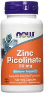 NOW FOODS Pikolinát zinočnatý 50mg 120 kaps