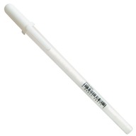 Gélové pero biele 3D SAKURA Gelly Roll presné písanie