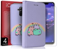 ETUI DO HUAWEI MATE 20 LITE WZORY + SZKŁO x4