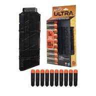 NERF ULTRA ZESTAW MAGAZYNEK NA 10 STRZAŁEK STRZAŁKI 10 SZT. E9016