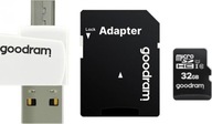 GOODRAM 32GB microSDHC class 10 UHS I + adapter + czytnik