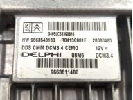 control unit of the engine Peugeot 407 2007 9663611480