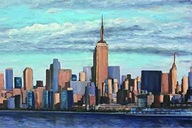 Vtipné a upokojujúce Stres Puzzle NYC SKYLINE 1000 KS