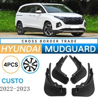 4ks Car PP Mudguards For Hyundai Custo 2022-2023