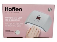 LED+UV lampa na nechty Hoffen 8 W biela