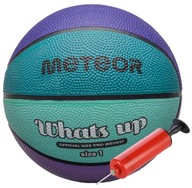 METEOR Basketbalová lopta Kôš Rekreačný Kôš Veľkosť 1 + Pumpa
