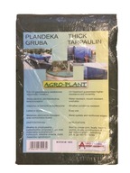 Plandeka 3x4m (90g) zielona Agro-Jumal wodoodporna mocna krawędź