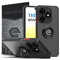 ETUI PANCERNE CASE COVER OBUDOWA RING + SZKŁO do INFINIX SMART 8 / HOT 40i