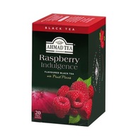 Ahmad Tea Herbata Czarna Malinowa Raspberry Indulgence 20 kopertek