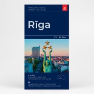 RYGA RIGA plan miasta 1:320 000 JANA SETA 2022