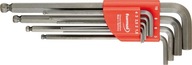 Zestaw kluczy imbusowych 1,5-10mm szary FORMAT