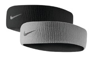 Nike Čelenka Obojstranná Headband Home & Awey - black grey
