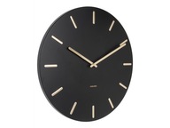 Nástenné hodiny Karlsson čierne 45cm