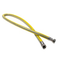 Przewód gazowy wąż przyłączeniowy elastyczny GW 1/2" x GW 1/2", L-75cm