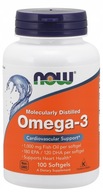 NOW Foods Omega 3 DHA a EPA 100 kapsúl