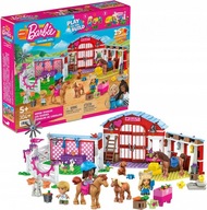 Stavebnice Barbie Mega Bloks Set Stajňa Kone