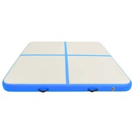 vidaXL Mata gimnastyczna z pompką, 200x200x15 cm, PVC, niebieska