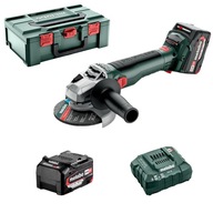 Szlifierka kątowa 18V 2x4Ah W18 LT BL 11-125 Metabo 613052510 METABOX