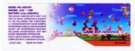 Naklejka Etykieta Mario Game Boy Gameboy Advance SP