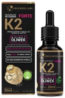 Progress Labs Vitamín K2 MK-7 FORTE Kvapky 30 ml Kosti Zrážanie krvi