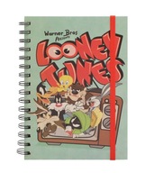 Looney Tunes Retro TV notes w linie A5 z gumką 80k