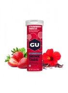 Zavlažovacie tablety GU, Tabs 12 kusov- Strawberry/Hibiscus