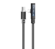 Kabel Przewód kątowy Mcdodo USB-C - Lightning CA-3440 1.2m z LED Czarny