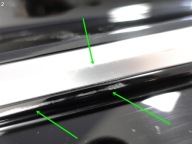 KIA EV6 CV GT-LINE SPORT 21- grid spoiler W bumper left front CHROM