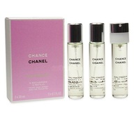 Chanel Chance Eau Fraiche 3x 20ml EDT 60ml pre ženy 100% Originál +ZADARMO