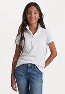 BIELE DIEVČENSKÉ TRIČKO POLO RALPH LAUREN VEĽ. 8-10 L