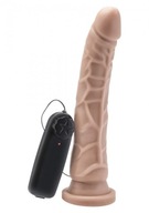 Dong 8 inch Vibrating Light skin tone Boss of toys