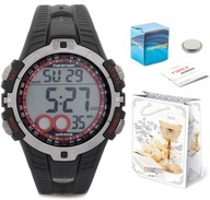 SPORTOWY ZEGAREK TIMEX WODOSZCZELNY WR50 DATA ALARM STOPER PODŚWIETLENIE