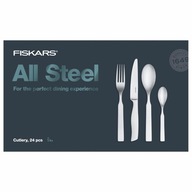 FISKARS ZESTAW SZTUĆCÓW 24szt. ALL STEEL