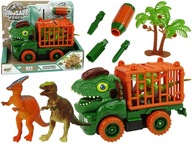 Transporter Ciężarówka Dinozaur do Rozkręcania - Idealny Dla Maluchów