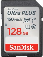 Paměťová karta SANDISK Ultra Plus SDXC 128 GB