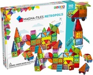 MAGNA TILES KLOCKI MAGNETYCZNE METROPOLIS ZESTAW 110 EL.