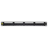 Patchpanel Netrack 19'' 24 portos kat. 5e U