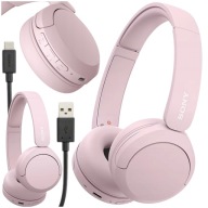 SŁUCHAWKI NAUSZNE SONY BLUETOOTH RÓŻOWY 50H DSEE MIKROFON ASYSTENT GŁOSOWY