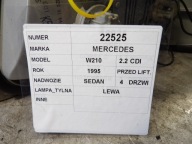 Mercedes W210 light rear left A2108200164