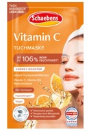 Schaebens, Vitamin C, Maska do twarzy z ekstraktem z pomarańczy, 1 sztuka