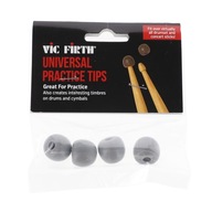 Gumowe nakładki ćwiczeniowe na pałki pałeczki perkusyjne Vic Firth UPT Grey