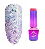 Hybridný lak MollyLac Luxury Glam Holographic 5ml č.545