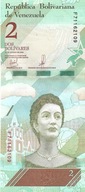 Banknot 2 Bolivar 2018