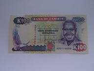 [B0553] Zambia 100 kwacha 1991 r. UNC