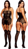 Sexy komplet bielizna erotyczna otwarta PLUS SIZE XL XXL 3XL bodystocking