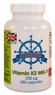 Vitamín K2 MK-7 200 mcg s NATTO 180 kaps. VEGE
