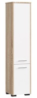 Skrinka kúpeľňový stĺpik FIN 2D sonoma-biela AKD