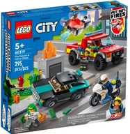 Akcja Strażacka I Policyjny Pościg 60319 Lego City