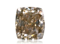 Prírodný diamant 0.11ct Žltý Cushion I1